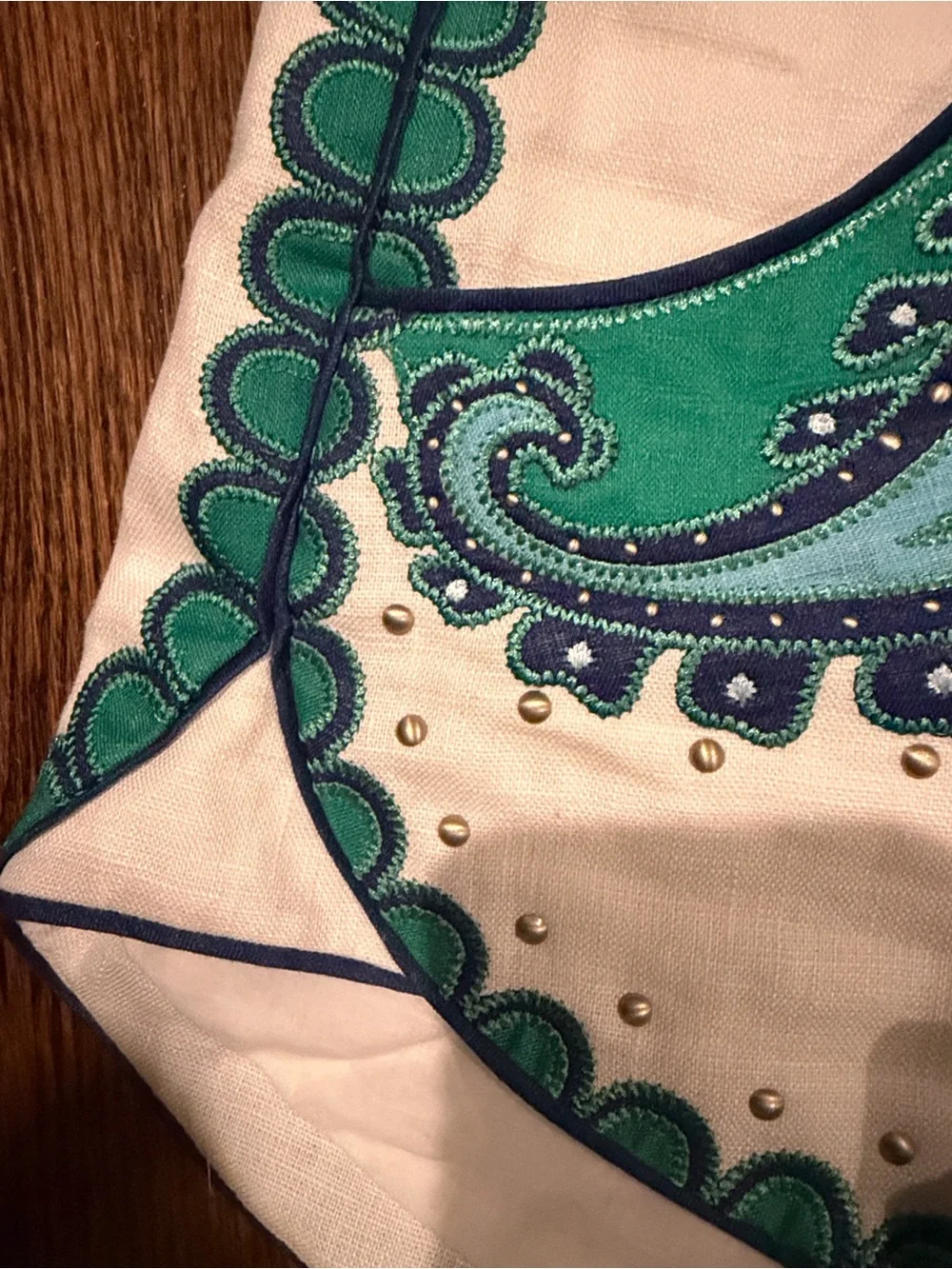 Zimmerman white paisley embellished shorts - Picture 7 of 8